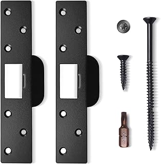 Extra Long Door Strike Plate 7", 2 Pack, Heavy Duty Anti Kick-ins, Oversized Striker to Repair Damaged Worn Frame/Slot/Jamb, Large Hole to Fix Latch Sticking, Security Reinforcement Plate