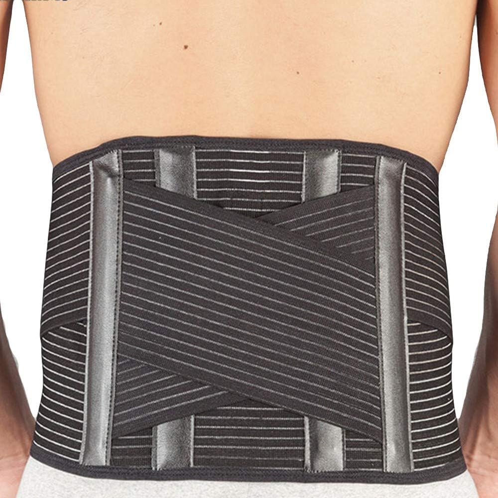 AURAFIX ORTHOPEDIC PRODUCTS Lumbosacral Corset Back Support 26 cm with Terry Cloth Pad and Strap