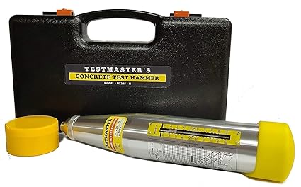 DIGSHO ENTERPRISE TESTMASTER Rebound Hammer (Concrete Test Hammer for NDT) Complete with Spare Springs, Pointer, Screw Driver, Operating Manual etc