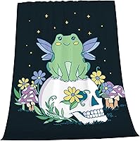 Vista 12 de Manta de hongos, ultra suave, cálida y ligera, de franela de forro polar con microhongos, para cama, sofá, regalo de viaje, decoración de hongos