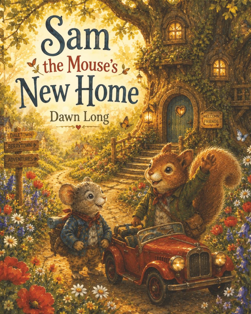 Sam the Mouse's New Home: A Sweet Cozy Picture Book About Friendship, Moving and New Beginnings