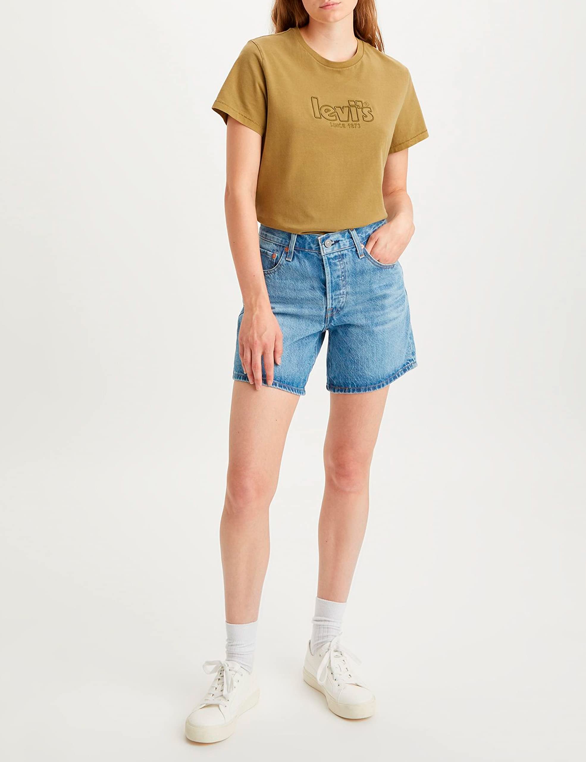 Levi'S 501 Rolled Short Pantalones Cortos Vaqueros Mujer