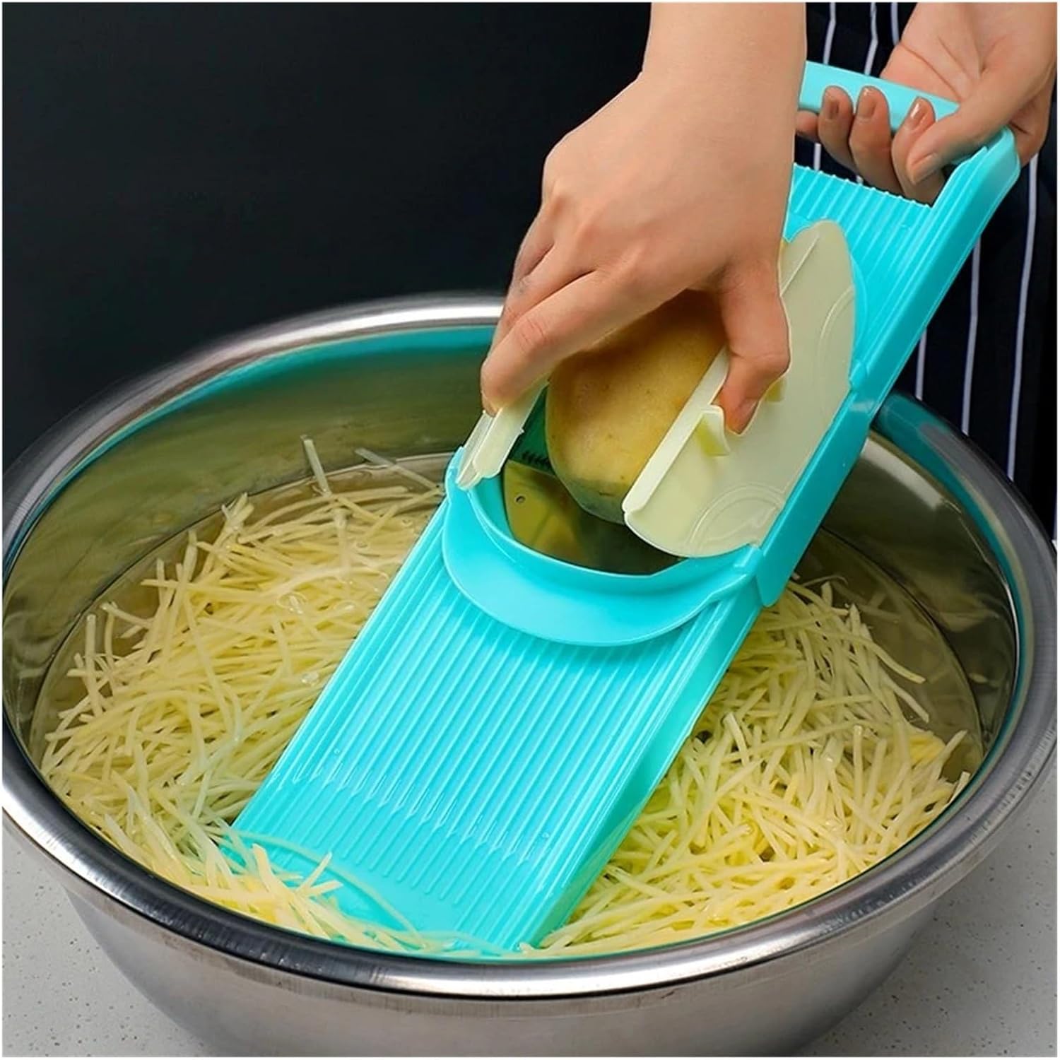 Vegetable Grater Potato Slicer Multifunctional Korean Carrot Graters Potatoes Cutter Kitchen Accessories Tools(2 Pieces B)