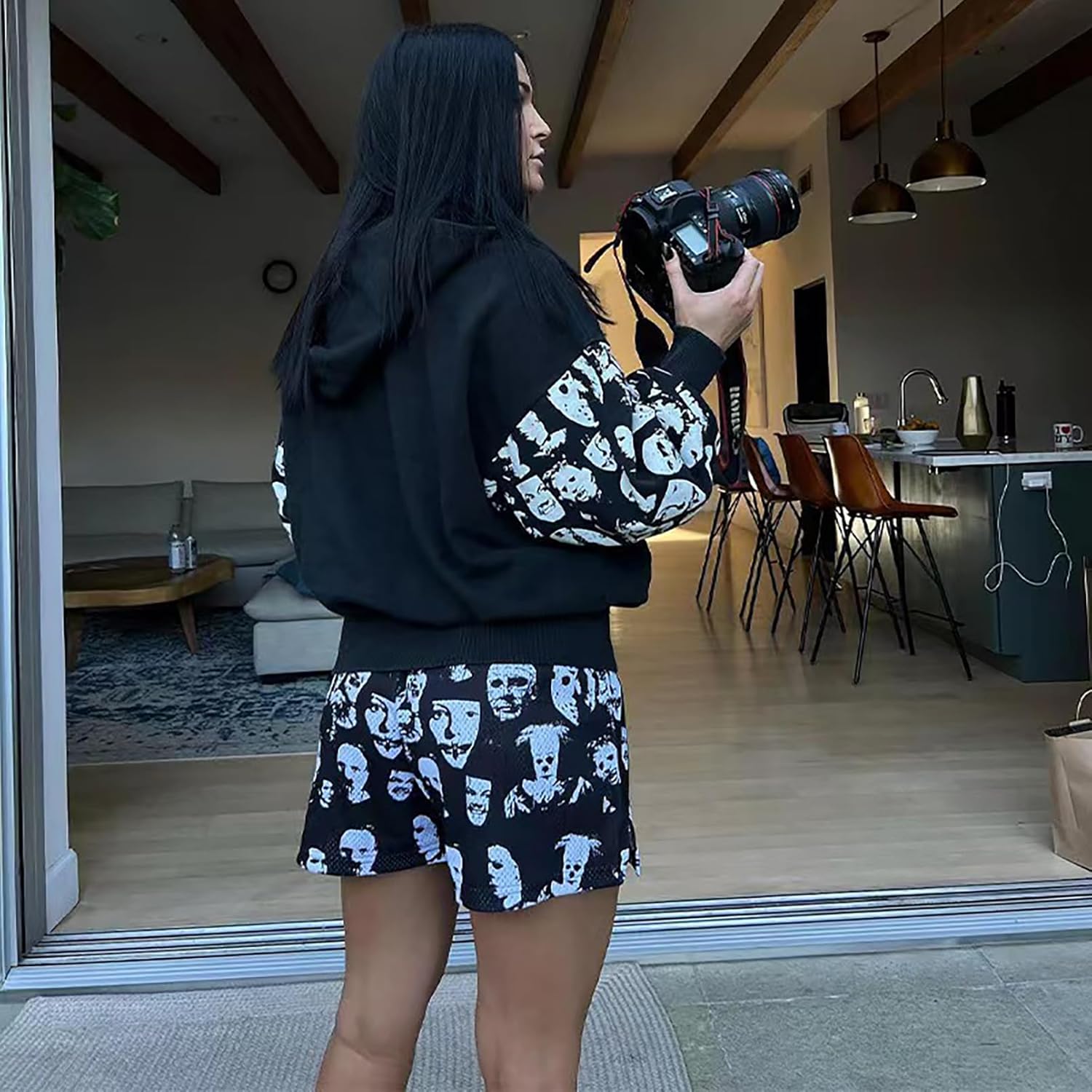 BOOMLEMON Mens Mesh Graphic Print Shorts Casual Workout Cool Shorts Gym Basketball Running Short Pants - Image 6