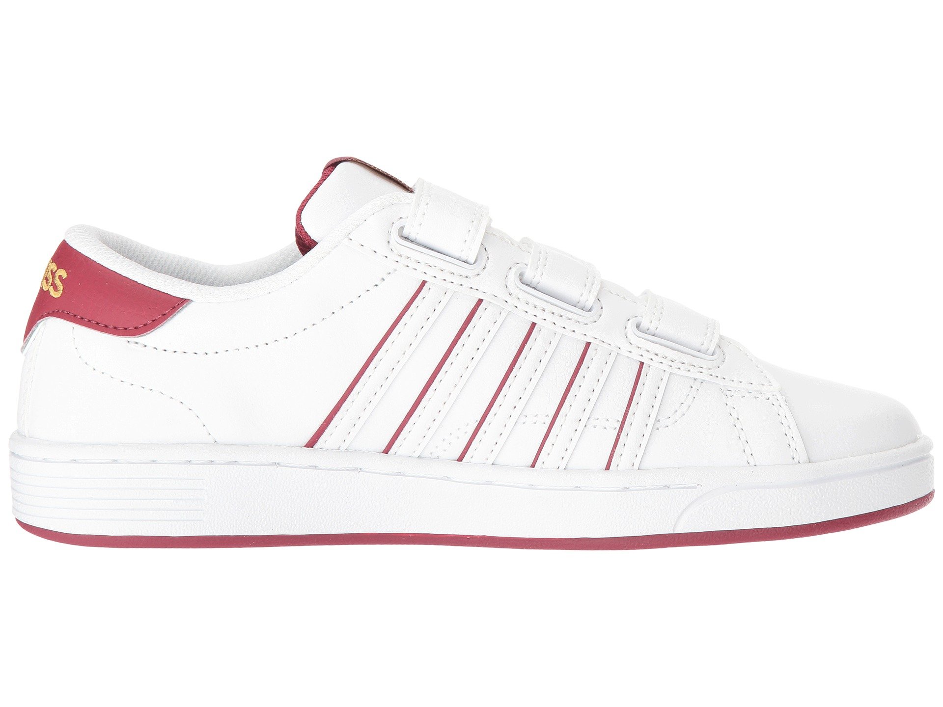 k swiss red stripes