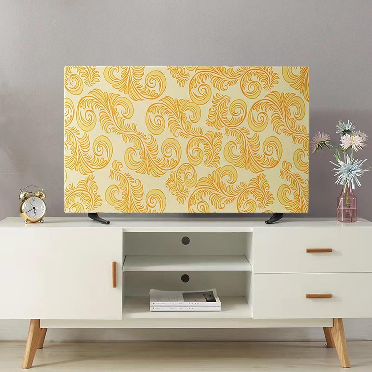 Monitor Dust Cover 26, 27, 28,29 in Anti-Static Dustproof Protective Cover for LCD/LED/HD Panel Case Computer Sleeve Compatible with PC, Desktop and TV (Blue constellation,26-29inch)