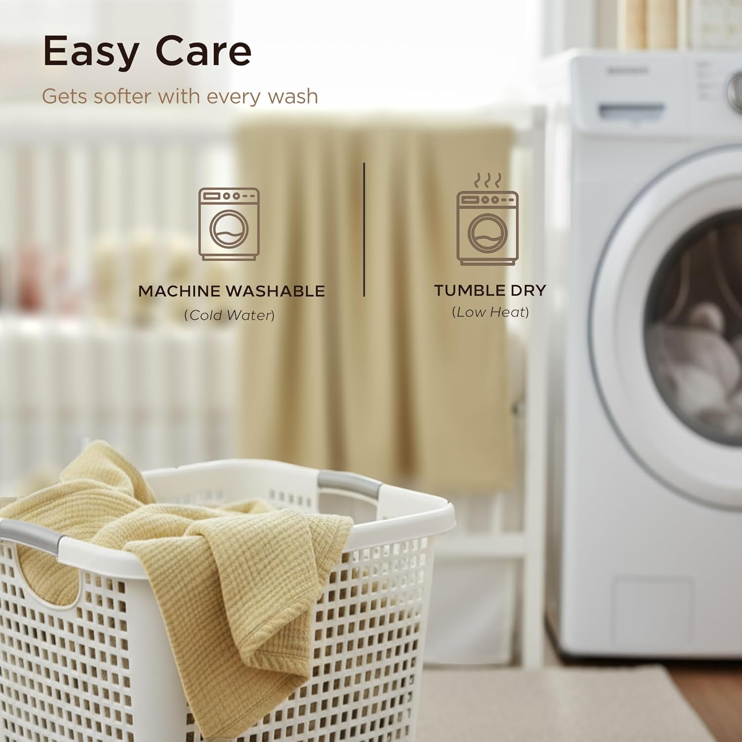 Threadmill Muslin Swaddles for Newborns| 4 Layer Swaddle Baby Blankets | Multi Use Muslin Blankets 41 x 37| Ultra-Soft Breathable Baby Wrap for Boys & Girls| Registry Essential| White - Image 6