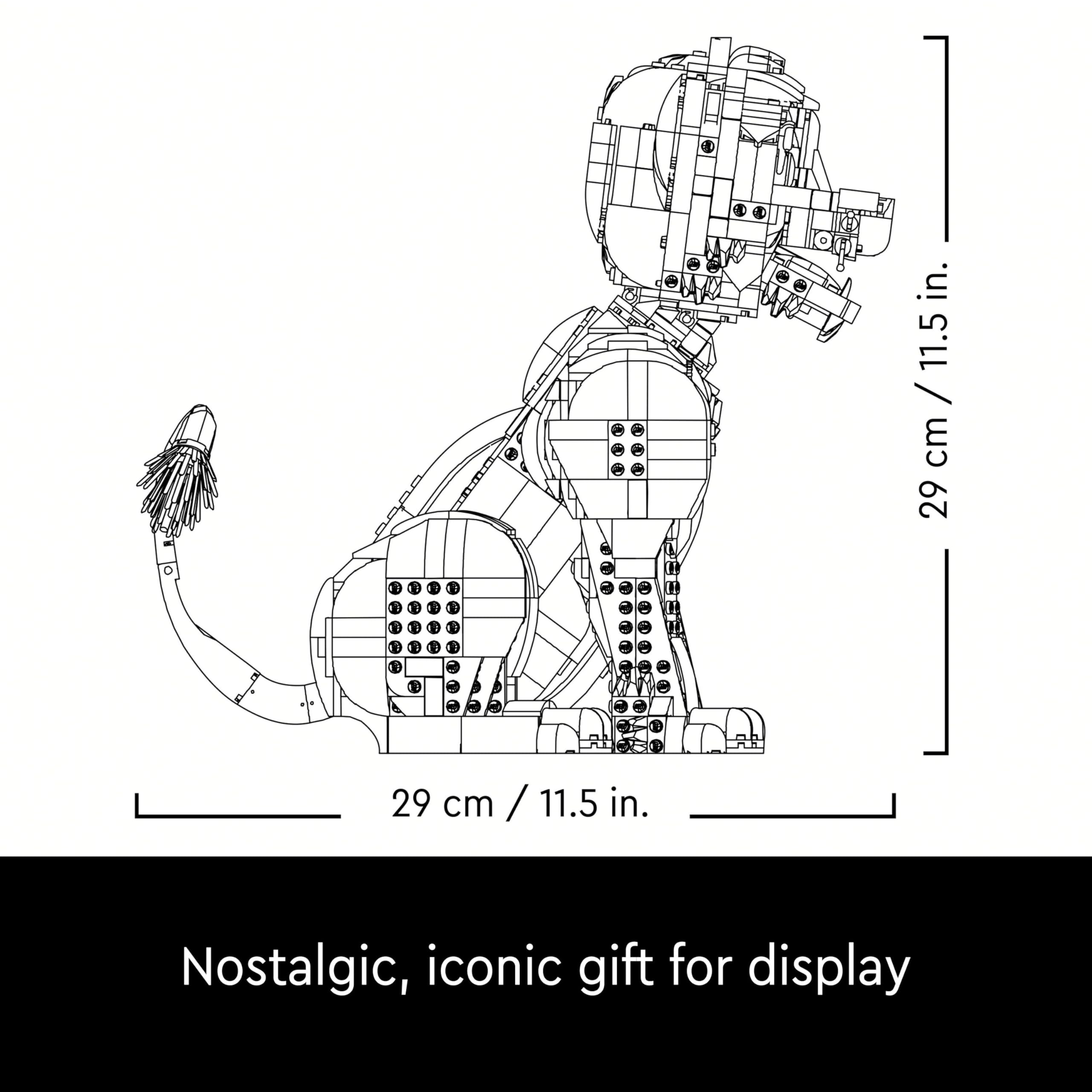 LEGO ǀ Disney Young Simba the Lion King - Collectible Animal Figure Building Set - Nostalgic Gift for Mothers - Home or Office Décor Model Kit for Adults - 43247