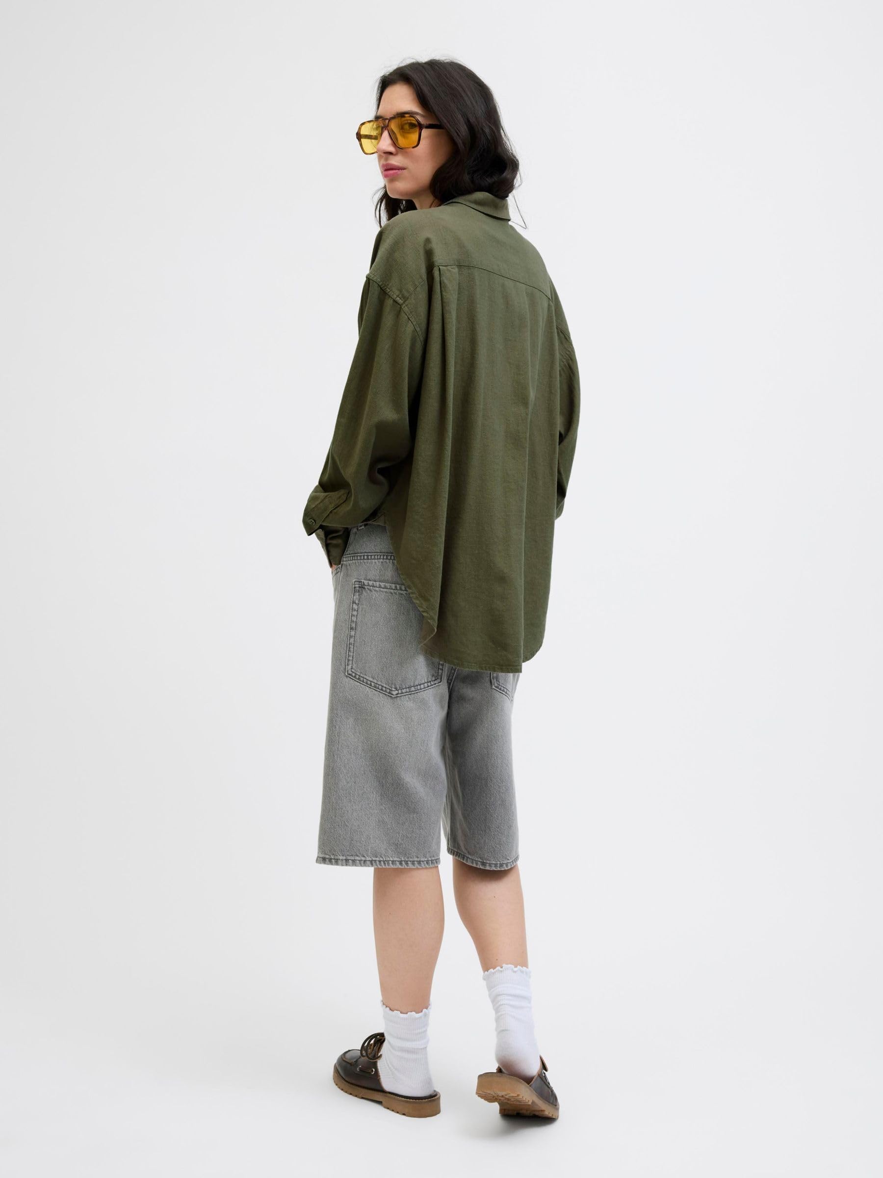 JJXX Jxjamie Breeze Summer Ls Shirt WVN Sn Jxjamie Breeze Summer Ls T-Shirt WVN Sn Femme (Lot de 1)
