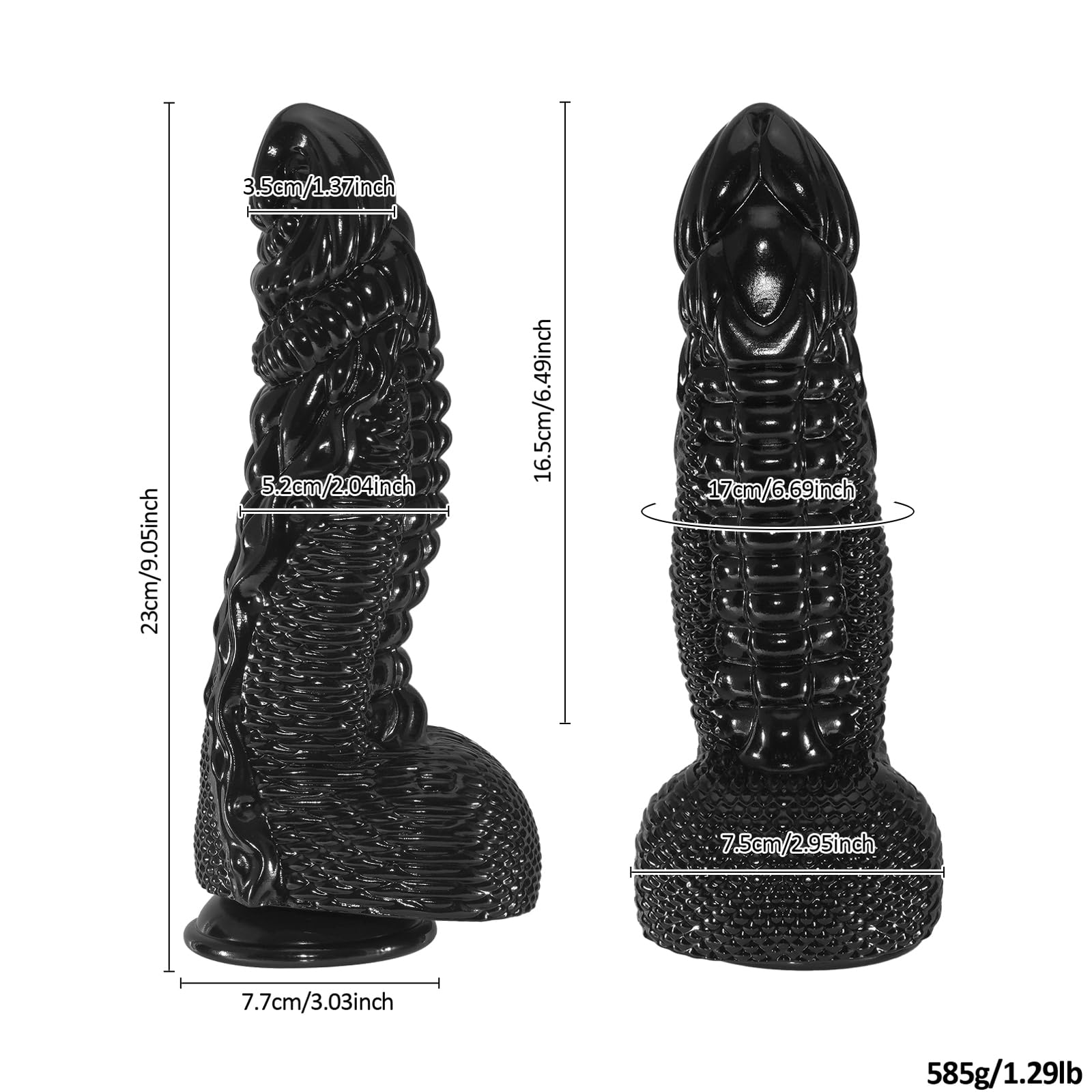 9.05 pulgadas realista grande dildo grueso, monstruo negro dildos con taza de succión fuerte para el juego de manos libres, parecido pene punto G juguetes sexuales anales para mujeres hombres