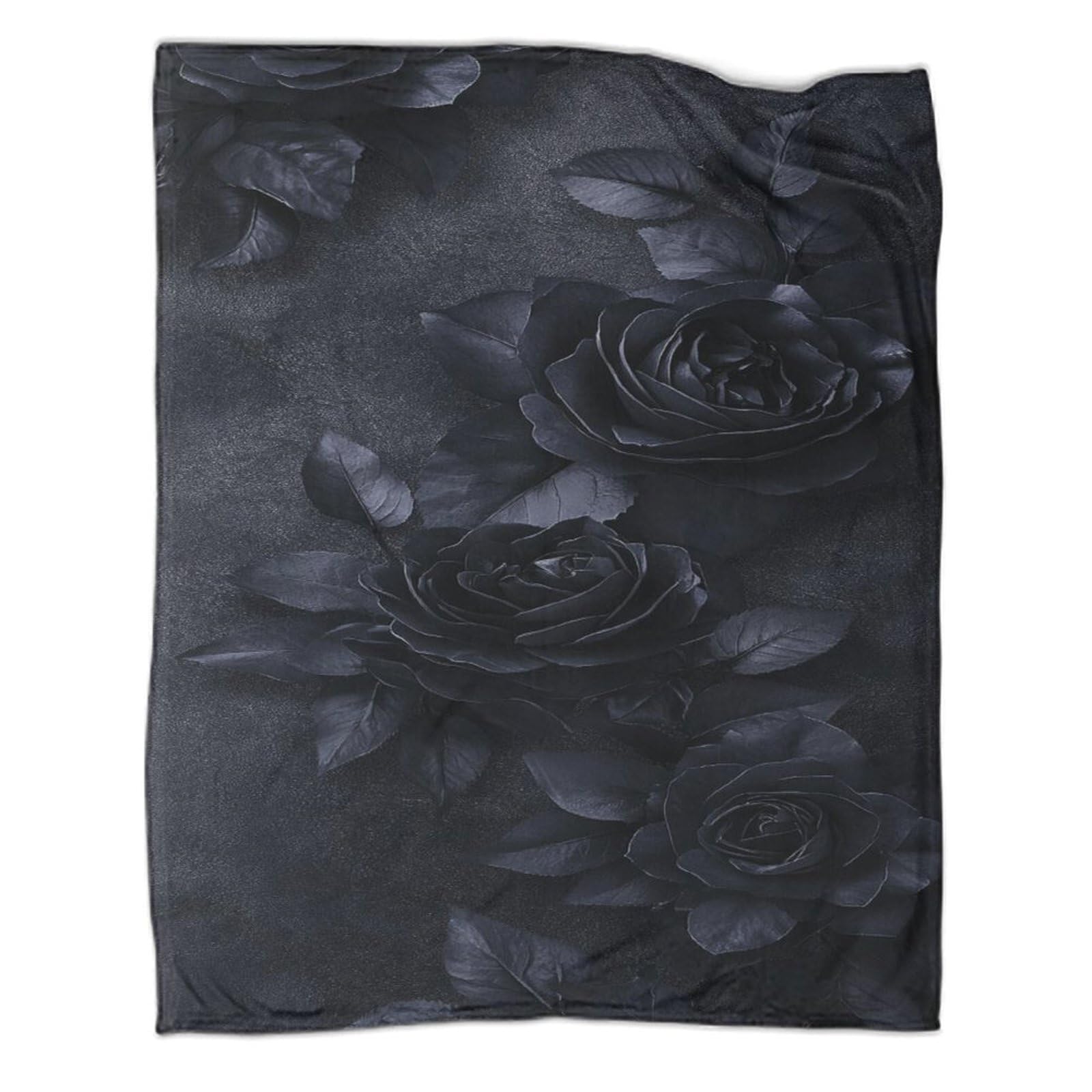 Couverture imprimée fleur 3D flanelle douillette 180x200cm