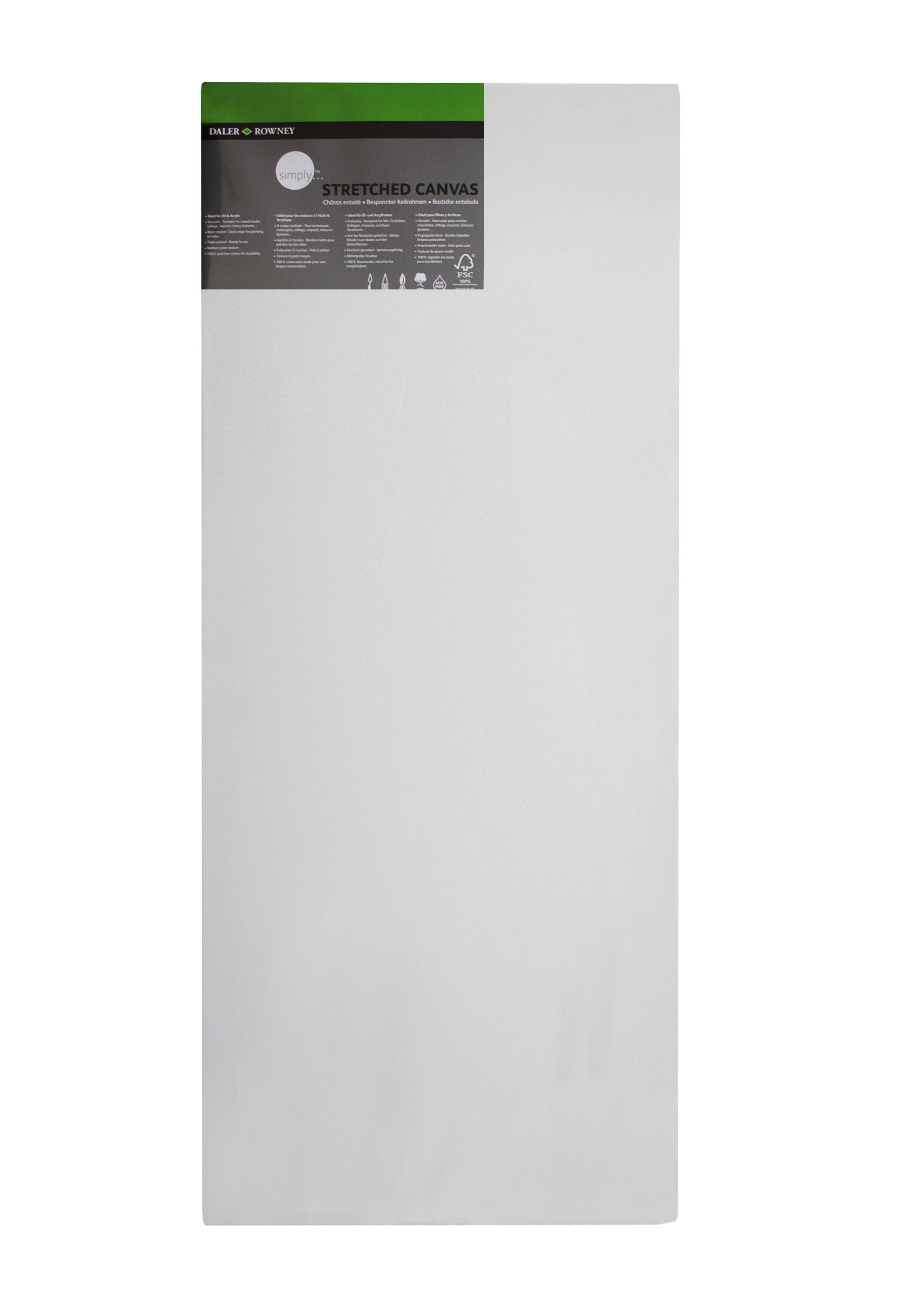 Daler Rowney 514083080 - Tela Simply, 30 x 80 cm