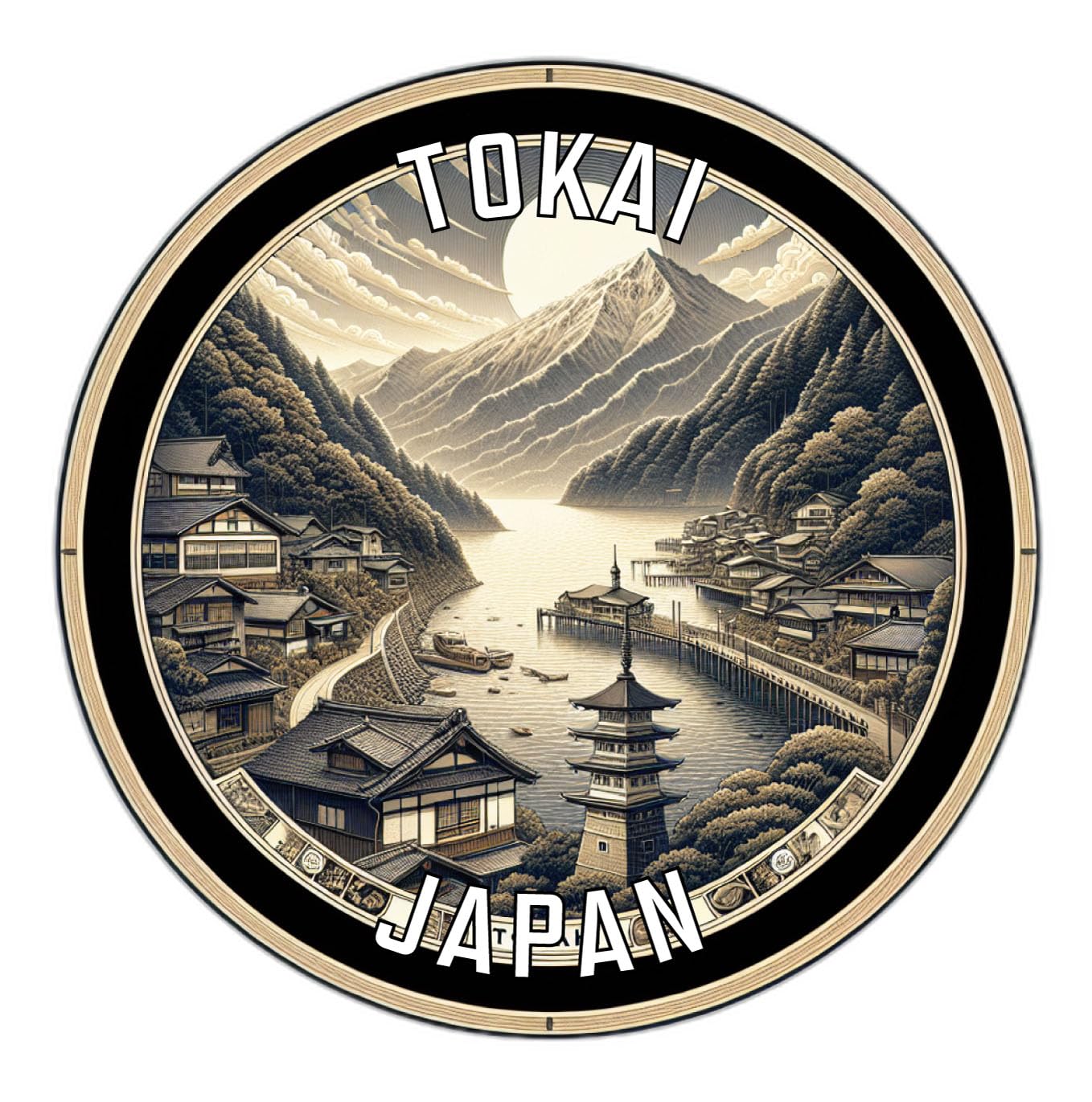 Tokai Japan Souvenir Vinyl Decal Sticker 6-Inch