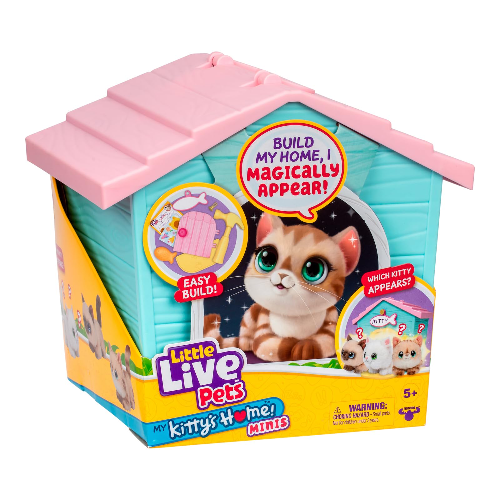 Amazon.com: Little Live Pets My Kitty's Home Mini Playset, Mystery