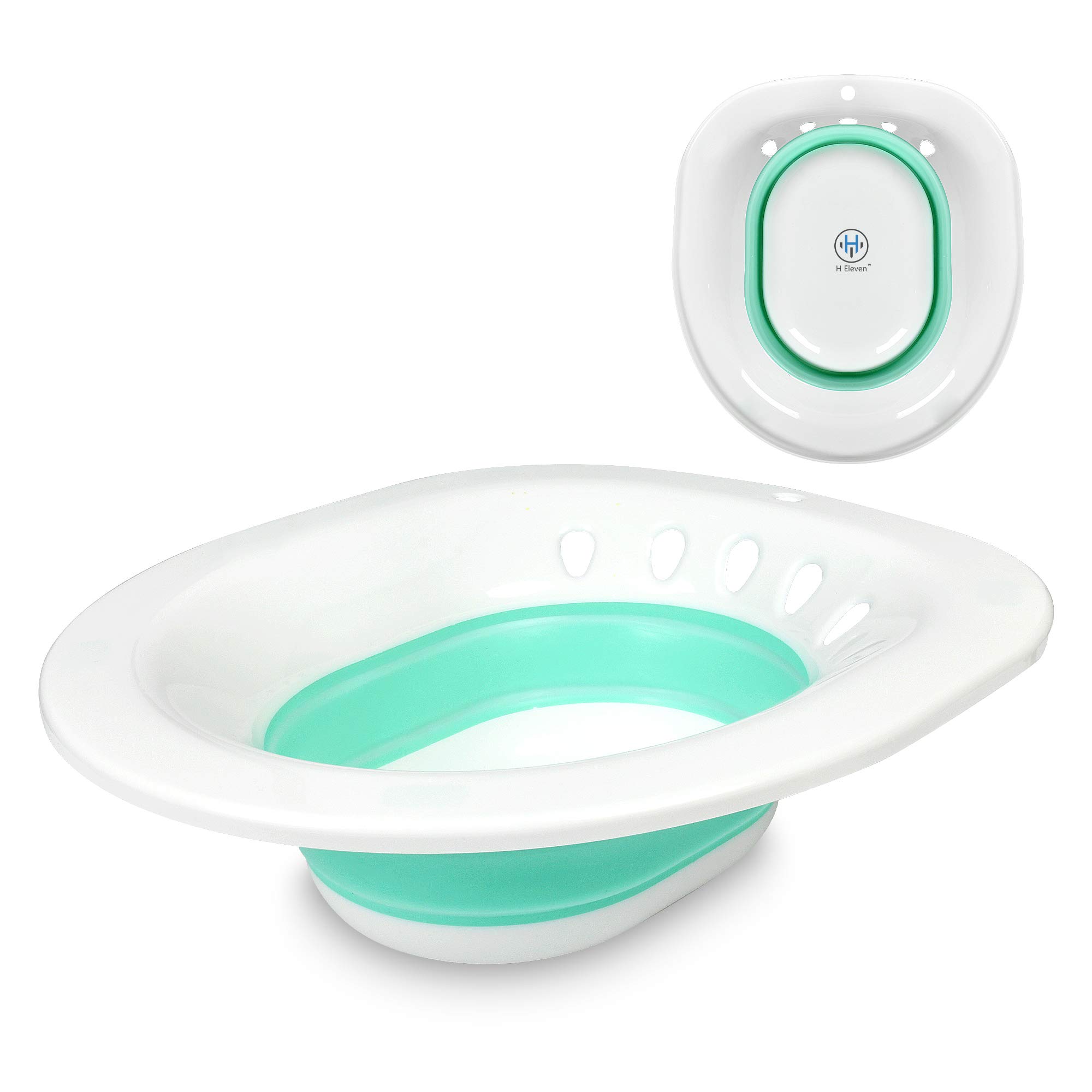 Buy Collapsible Sitz Bath for Toilet Discreet Over The Seat Sitz Bath