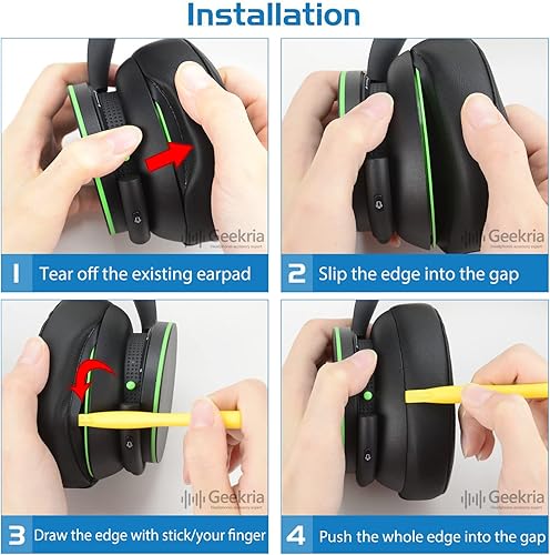 Miniatura 5 de Geekria Almohadillas deportivas de repuesto de gel refrescante para auriculares inalámbricos y estéreos Microsoft Xbox, edición especial del 20