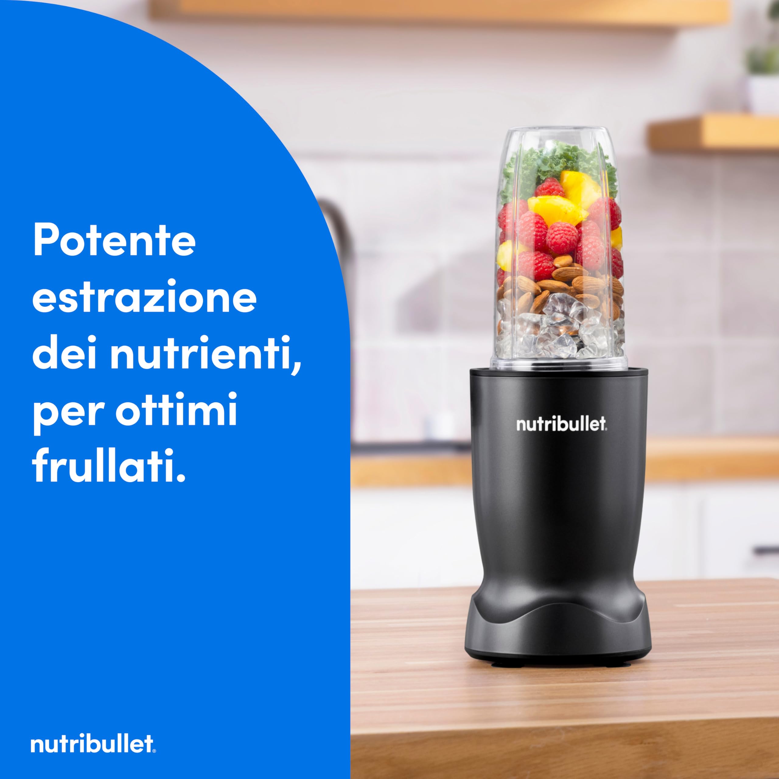 Nutribullet Turbo 1000W – Frullatore Potente Compatto — immagine 7 di 16