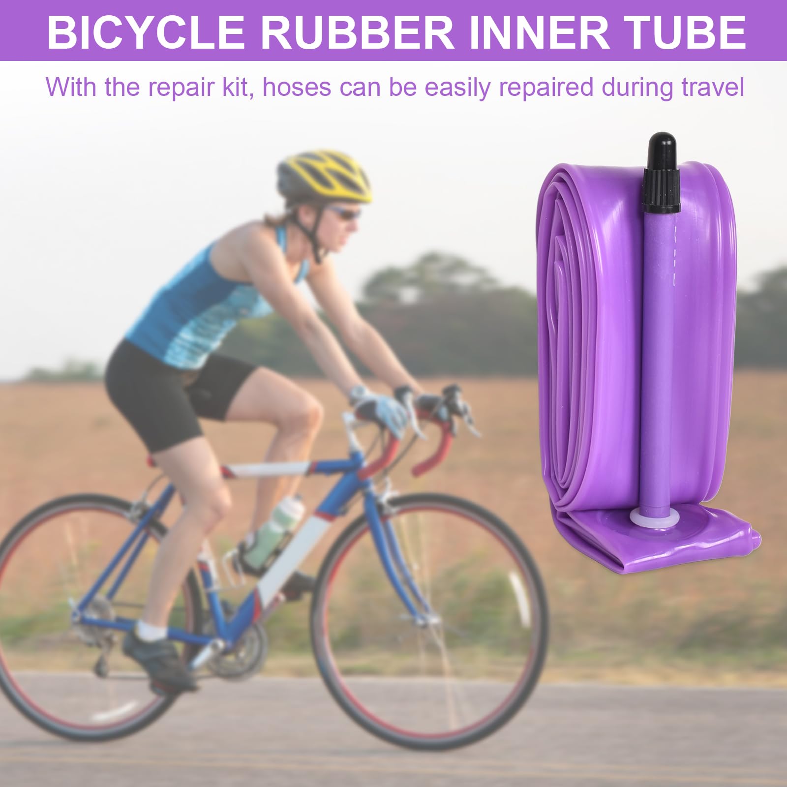 Camera d'aria di ricambio in TPU per pneumatici per bici ultraleggeri, camera d'aria interna per mountain bike, valvola SV 48MM (24*1,9/2, - COMFORTXL | Leroy Merlin