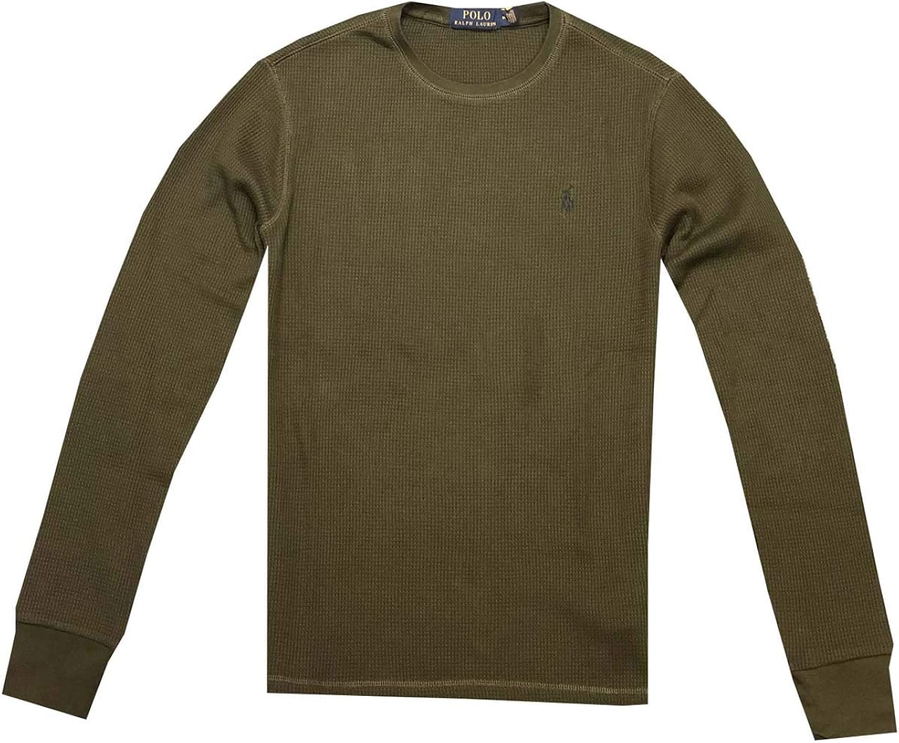Polo Ralph Lauren Mens T-Shirt Waffle Knit Long Sleeve Tee at  Men’s Clothing store