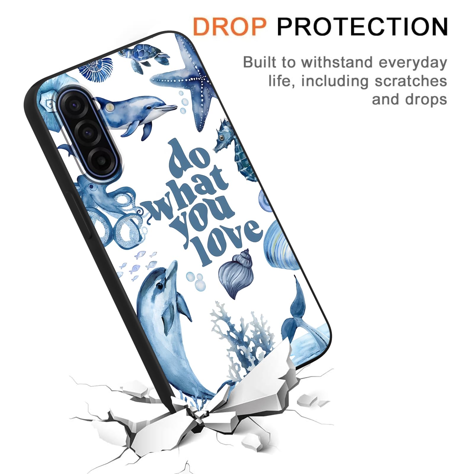Amazon.com: Zrutru 2 Pack Cute Ocean Phone Case for Samsung Galaxy