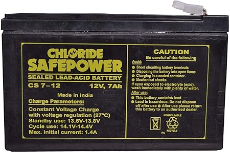 Exide 12 Volt 12 Ah SMF UPS-Emergency Battery