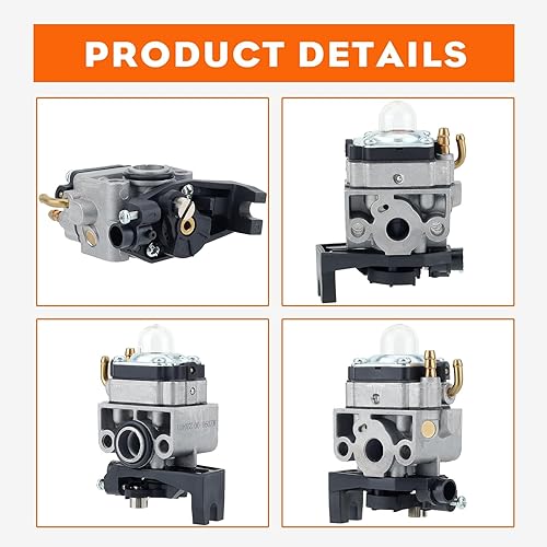 Miniatura 9 de Hipa Carburador GX35 para Honda GX 35 GX35NT 4 tiempos motor HHT35S Trimmer reemplazar 16100-Z0Z-815 16100-Z0Z-034 con filtro de aire 17211-Z0Z-000