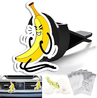 Banana Car Vent Air Freshener Clips Scented Air Conditioner Clip