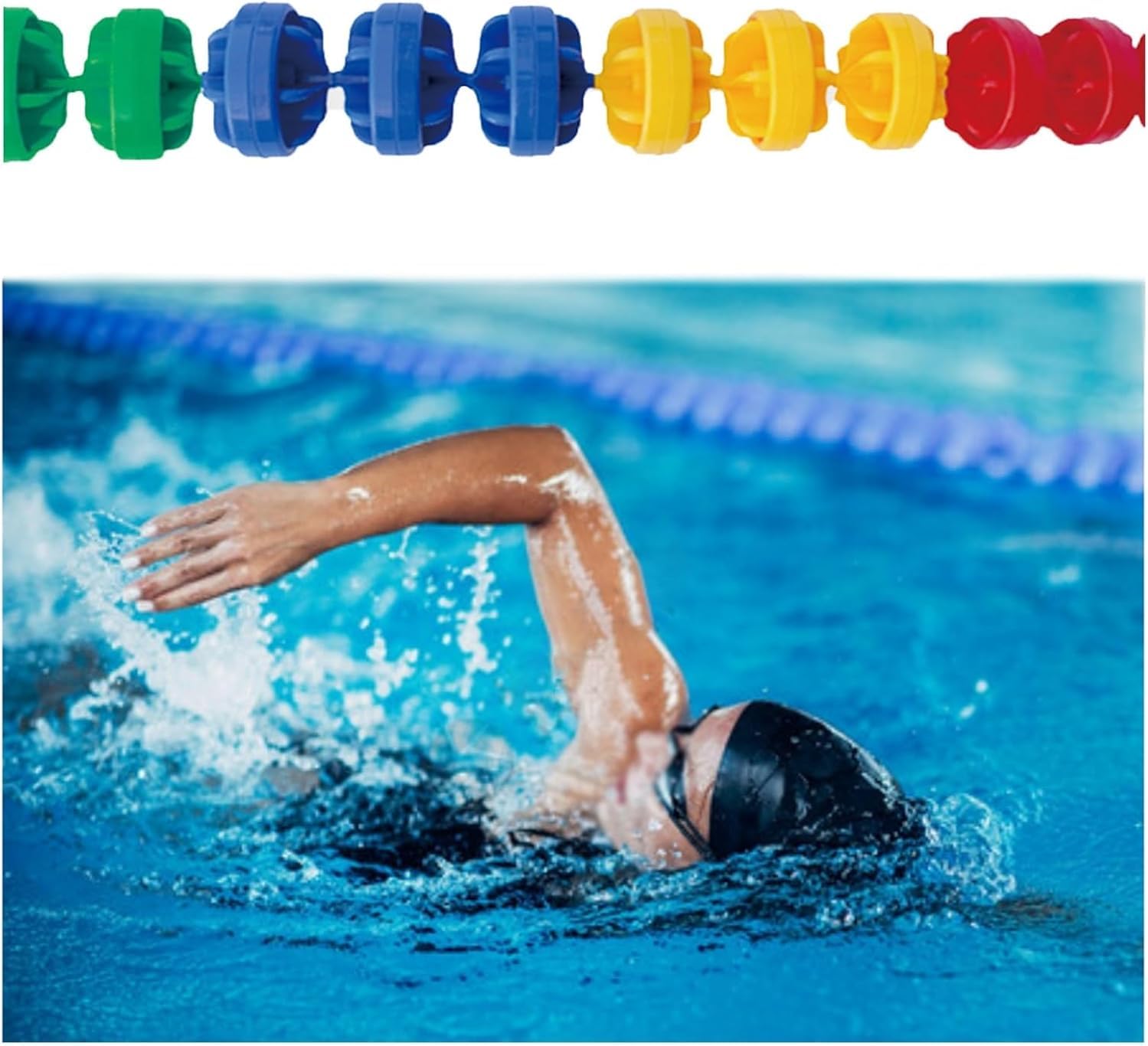 Corde de sécurité piscine pour séparer le petit bain et baigner les enfants sereinement