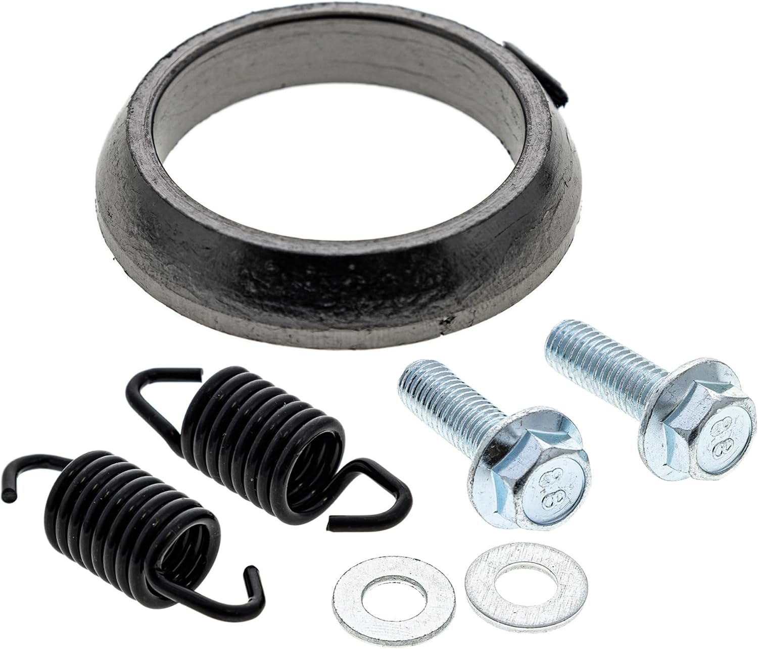 NICHE Exhaust Kit Muffler Silencer Header Manifold for Polaris Ranger 570 Crew