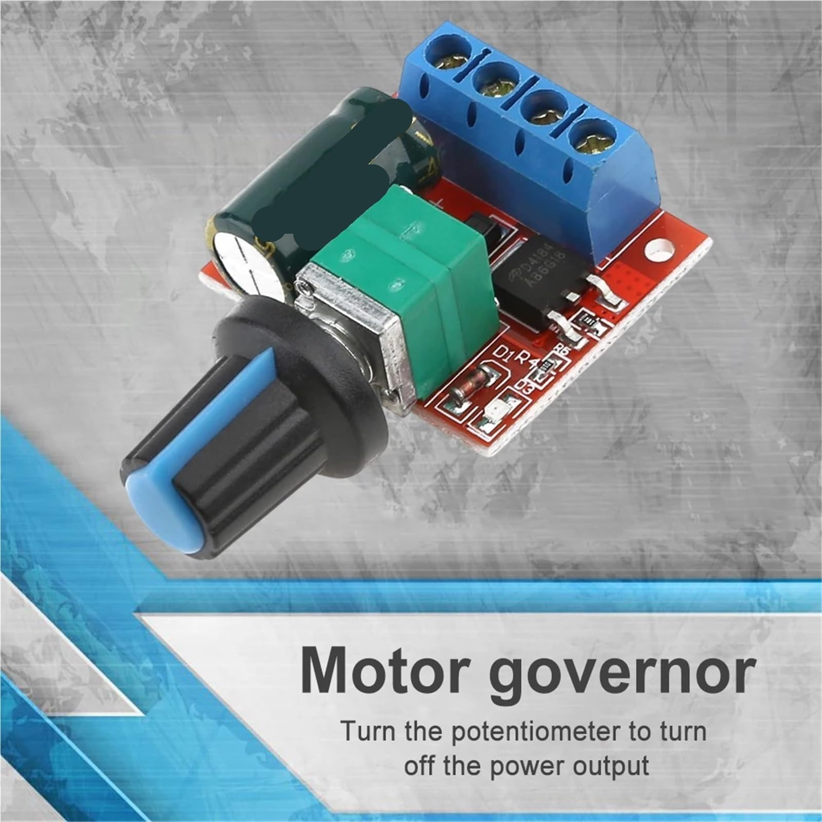 Motortreiber, 10 Stück 5A PWM-Motordrehzahlregler DC 4,5 V-35 V 90 W PWM Einstellbares Antriebsmodul Sicherung Automatische Wiederherstellung Drehzahlreglerschalter,Intelligente Steuerung