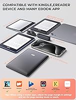 Vista 6 de Tryone Soporte para Tableta de Cuello de Ganso con Pasador de Páginas para Lectura de Kindle en la Cama: Soporte de Brazo Perezoso Ajustable