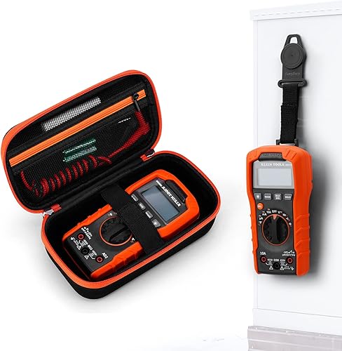 Paquete Hard Caser con correa magnética de repuesto para Klein Tools MM400MM325MM300MM200ET140MM720 multímetro digital por KingSung