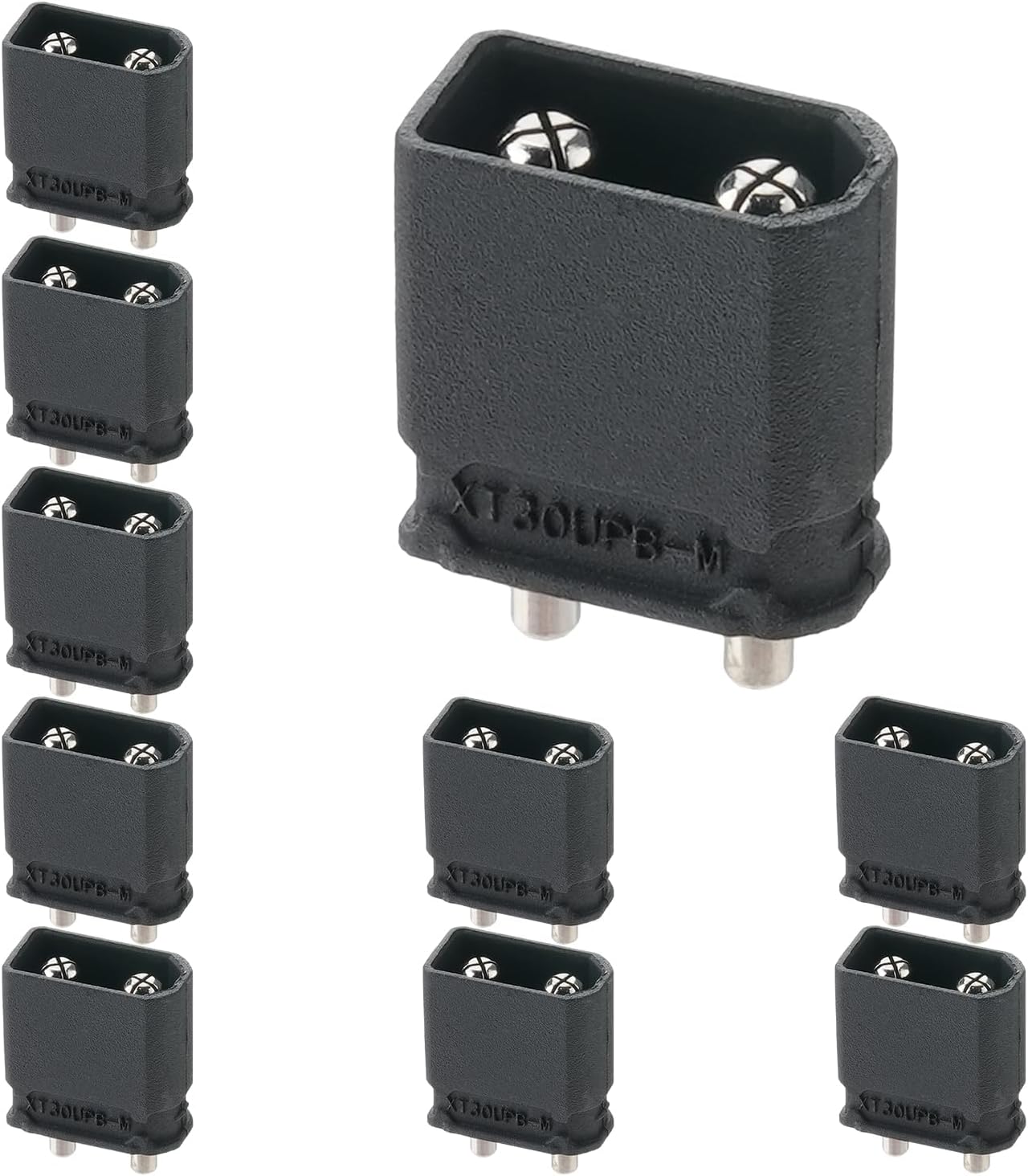 ELFCULB 10PCS Amass XT30(2+2) Female Connectors for RC Drones and Robotics