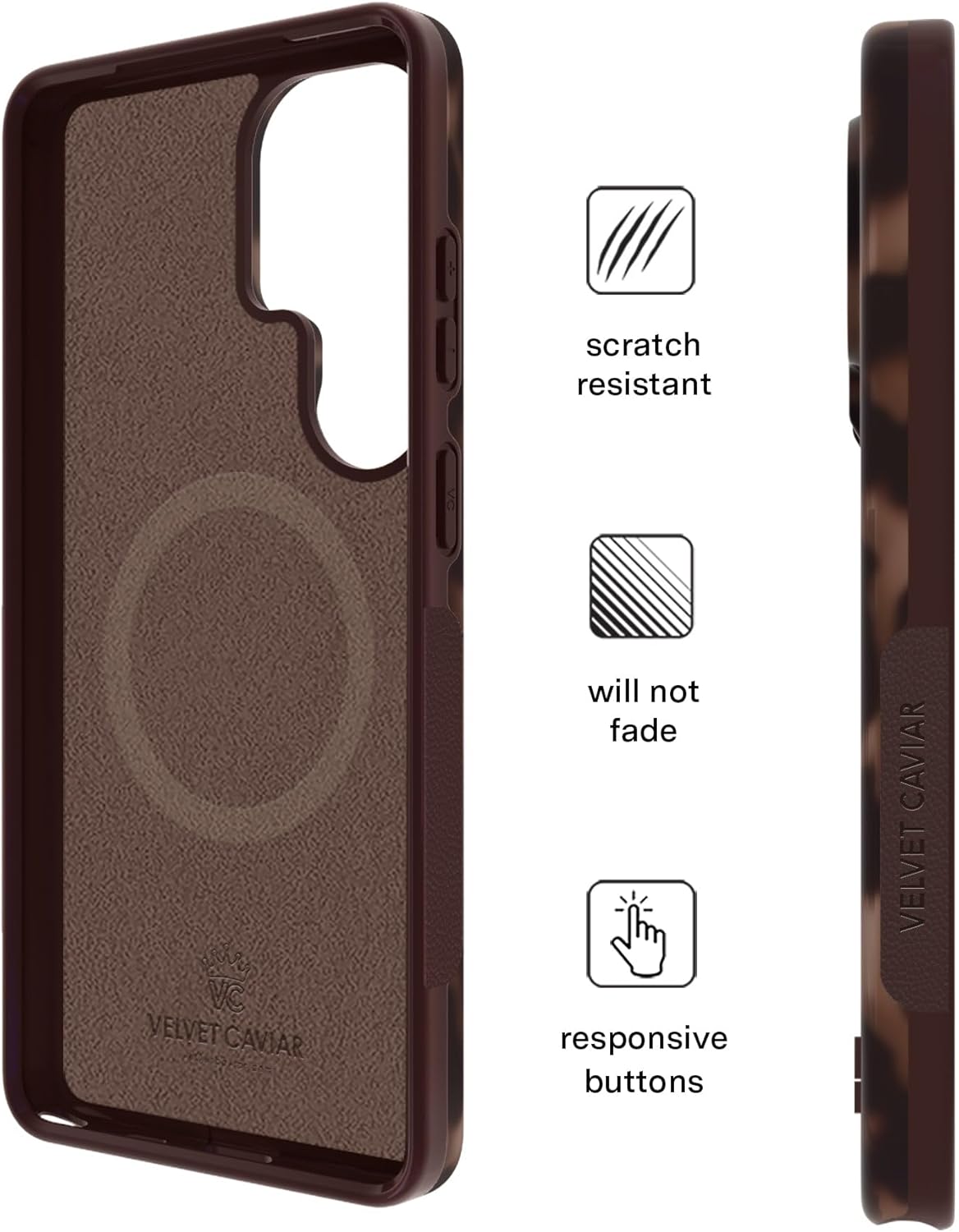 VELVET CAVIAR Case for Samsung Galaxy S26 Ultra | Magnetic | 10ft Drop Tested | Cute Protective Phone Cases for Women | It Girl Leopard