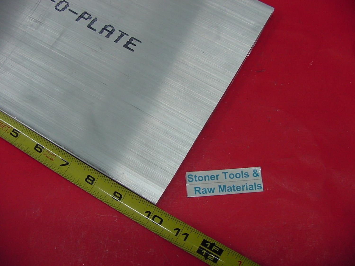 1/2" X 10" X 10" ALUMINUM 6061 FLAT BAR SOLID T6511 New Mill Stock Plate .500"F