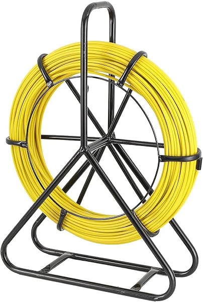 6 mm x 100 m sonda kablowa z włókna szklanego, narzędzie do instalacji kabli elektrycznych z włókna szklanego, nawlekacz kabli do rurociągów
