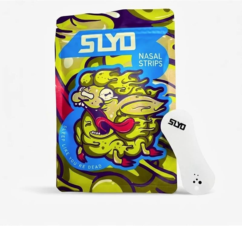 SLYD Nasal Strips 35 Pack, Premium Extra Strength, Medical Grade Adhesive for Snoring Relief, Better Sleep, Workouts, Nasal Congestion, Increased Airflow and Energy (35 Count) (White)