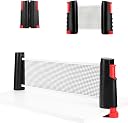 DRANGE Retractable Table Tennis Net, Portable Table Tennis Net Rack, Perfect for Ping Pong Table, Office Desk, Home Kitchen or Dining Table (Color May Vary) gallery image