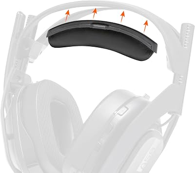 WC BandZ A50 - Upgraded Headband Replacement Kit for Astro A50 Gen 4, Gen 5, A50X by Wicked Cushions | Enhanced Comfort, Style & Easy Installation | Black