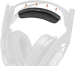 WC BandZ A50 – Verbessertes Kopfbügel-Ersatzset für Astro A50 Gen 4, Gen 5 und A50X von Wicked Cushions | Verbesserter Komfort, Stil und einfache Installation | Black