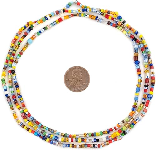 Miniatura 2 de TheBeadChest - Cuentas de Navidad vintage pequeñas (Kintampo Medley)