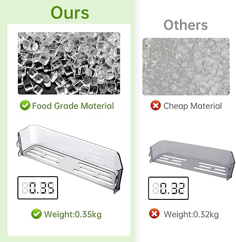 Miniatura 5 de W10887799 W10671656 - Estante de puerta compatible con KitchenAid JennAir refrigerador W10795606 AP6030669 PS11765673 EAP11765673