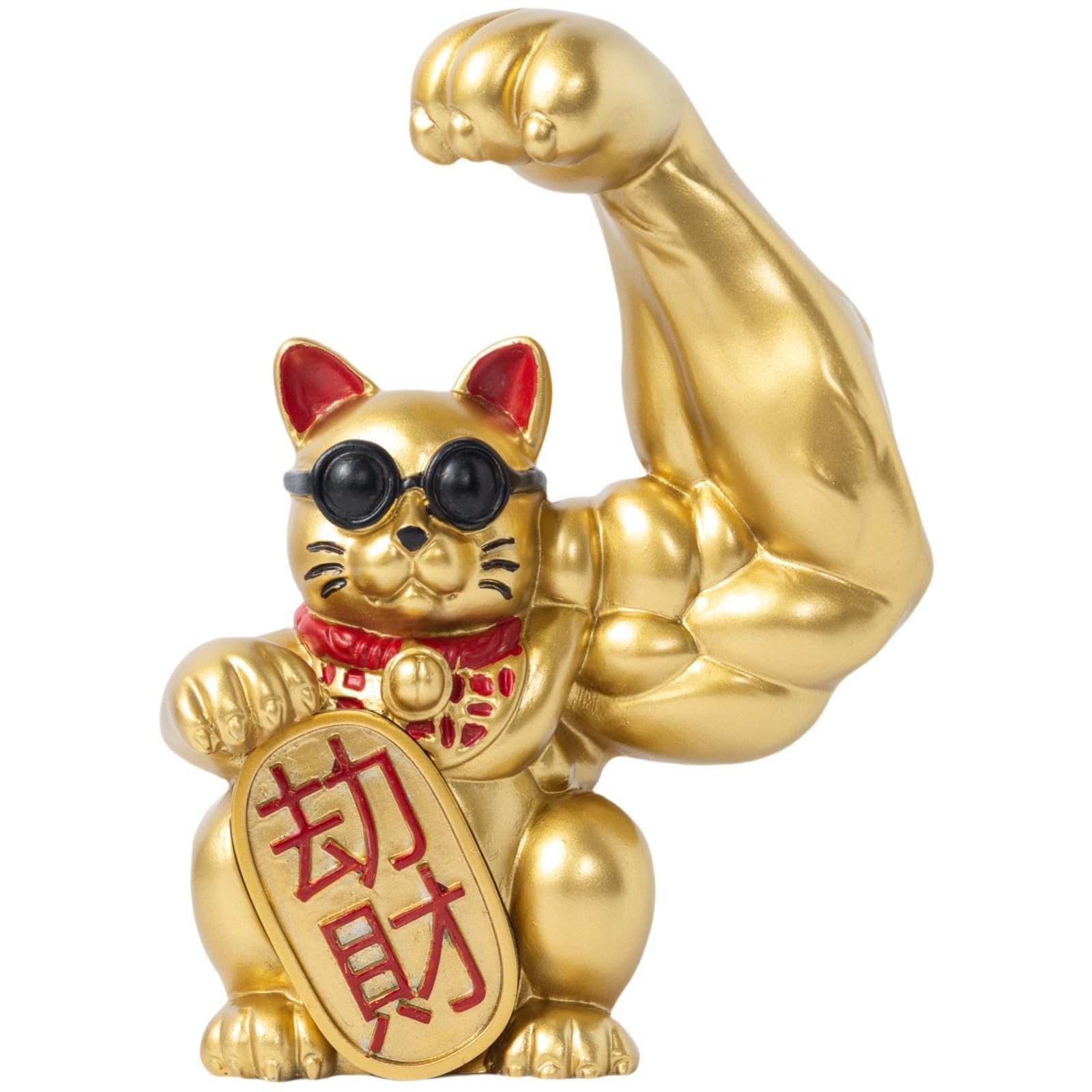 Statue de chat porte-bonheur design or pour caisse enregistreuse