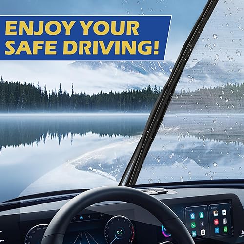 Miniatura 9 de Escobillas de limpiaparabrisas compatibles a medida para Honda Accord 2017-2024, Toyota RAV4 2013-2023 Honda CRV4 2012-2016, Mazda 5 2006-2015,