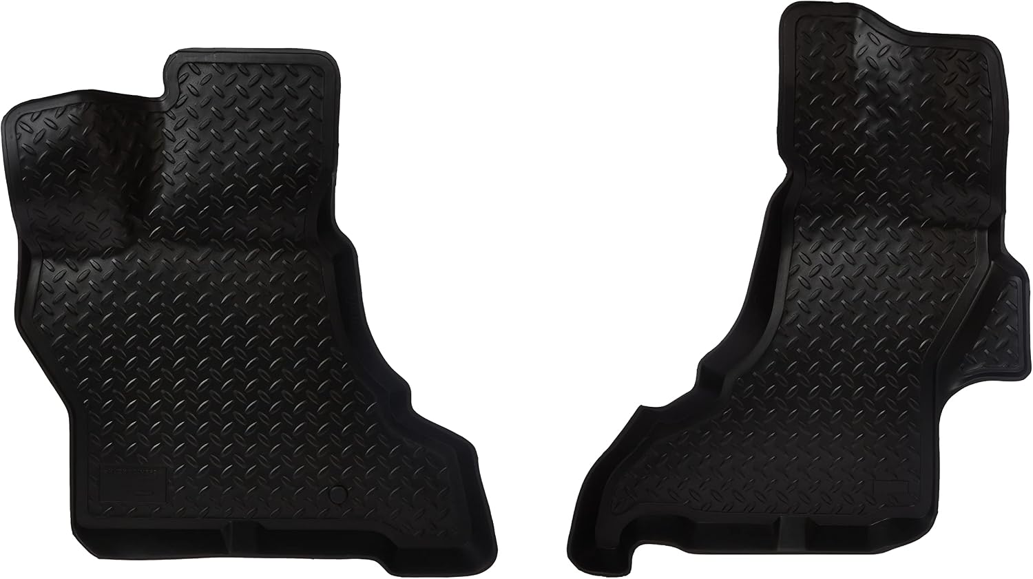 Husky Liners Classic Style Series | 1997 - 2014 Ford E-150 & E-250, 1999 - 2022 E-350, 2003 - 2022 E - 450 | Front Floor Liners, Black | 33251