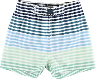 Traje de baño para niños con protección solar UPF50+ a rayas