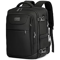 LYNXCHER Zaino Ryanair 40x20x25-Zaino da Viaggio-Bagaglio a Mano Aereo Piccolo Borsa da Cabina 20L per Uomo e Donna da Viaggio Lavoro Trekking Scuola,14 Pollici Zaino Porta PC Nero