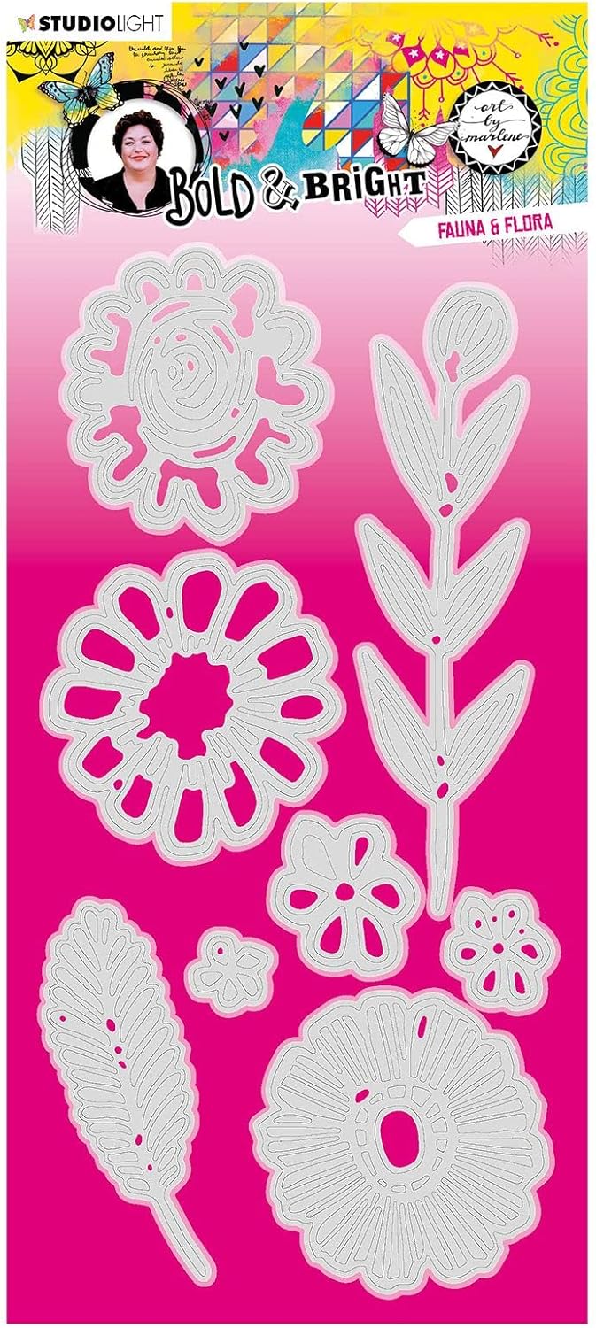 Art By Marlene Bold &amp; Bright Cutting Die-Nr. 133, Fauna &amp;