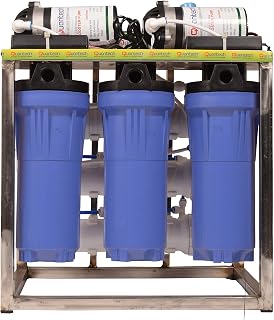 Quantech 25 LPH Commercial RO Water Purifier Plant/Filter Double Purification with Auto Shut off & TDS Adjuster 25 litre p... Price In India
