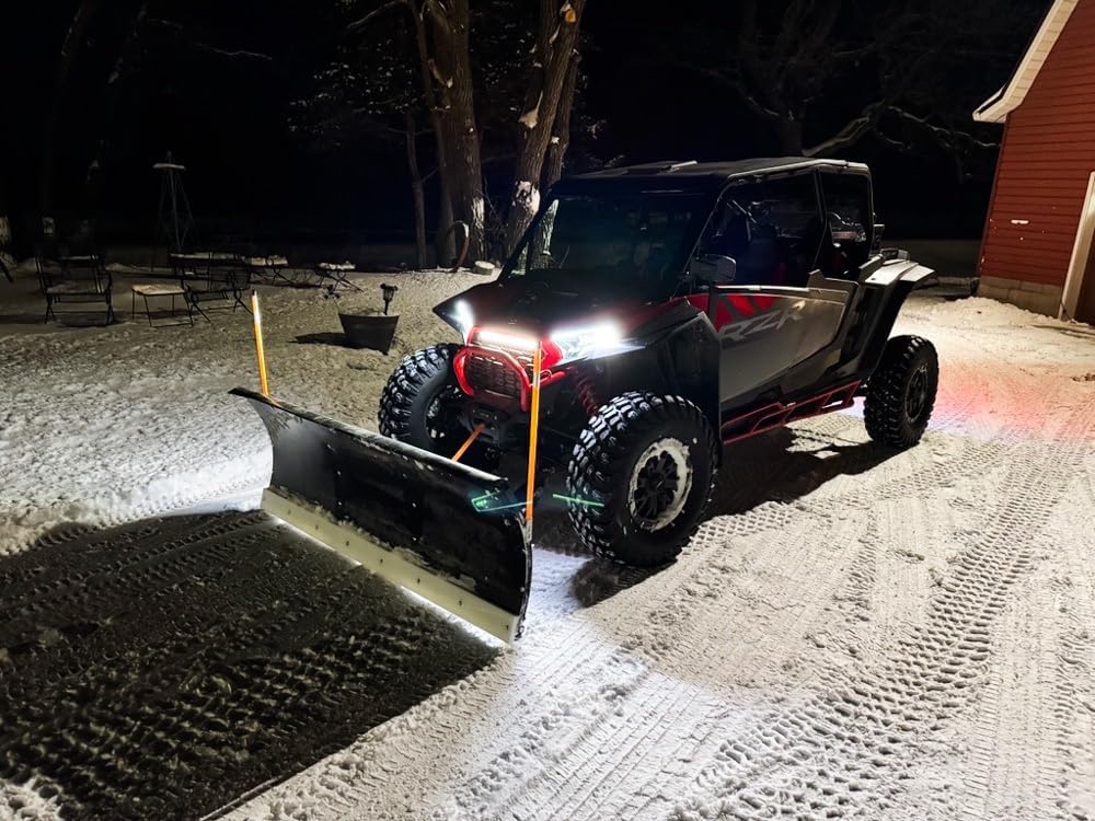 DENALI PLOWS® 72" HD POLY Snow Plow Kit fits 2017-2026 Honda Pioneer 700.